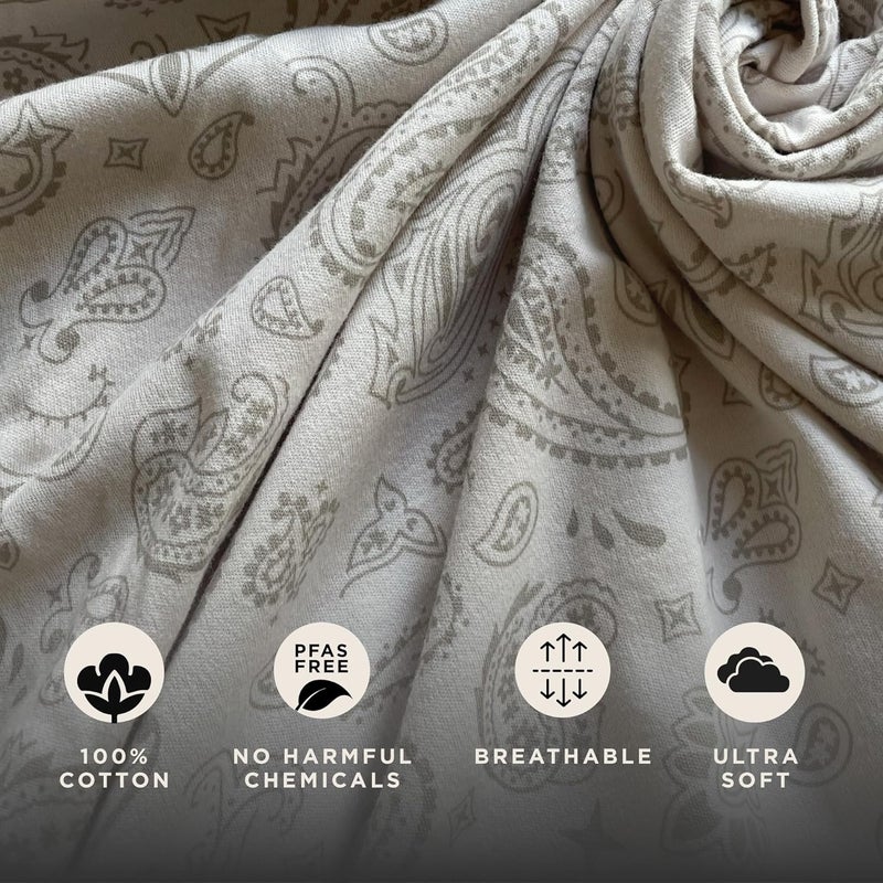 moby Baby Wrap Carrier Classic for Newborns to Toddlers (8-33lbs), Infant Sling Carrier, Lightweight & Hands Free Design, Adjustable for All Body Types (Bandana) - Image 2